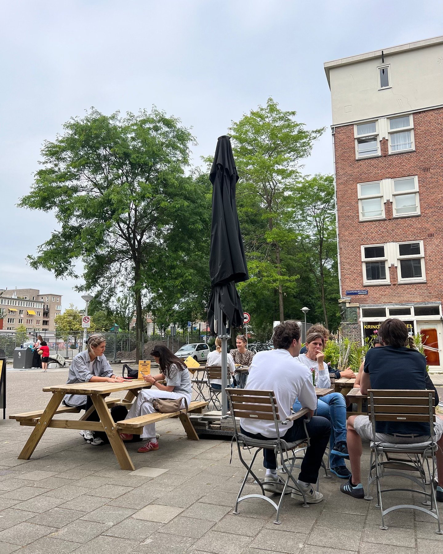 Terrace on Trompenburgstraat
